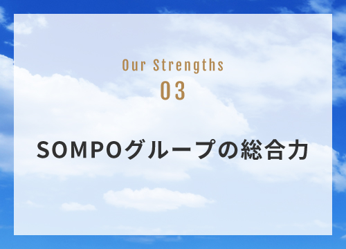 OUR STRENGTH 03 グループの総合力
